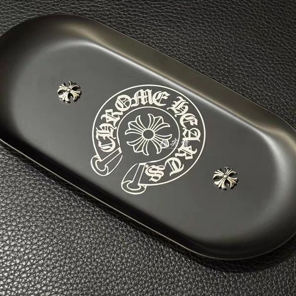 Chrome Hearts Stainless Steel Oval Metal Storage Tray