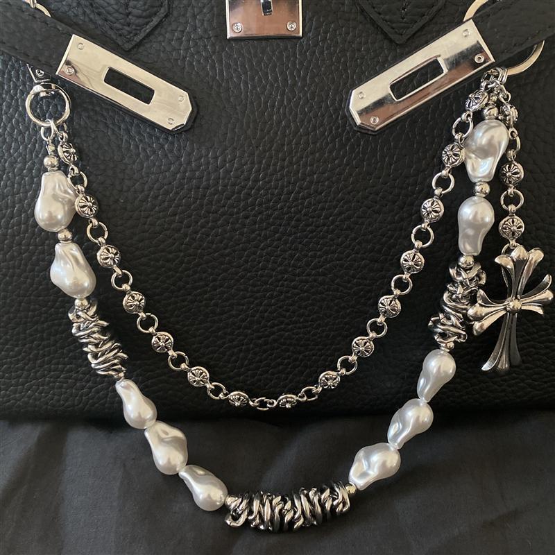 Chrome Hearts Pearl Bag Chain