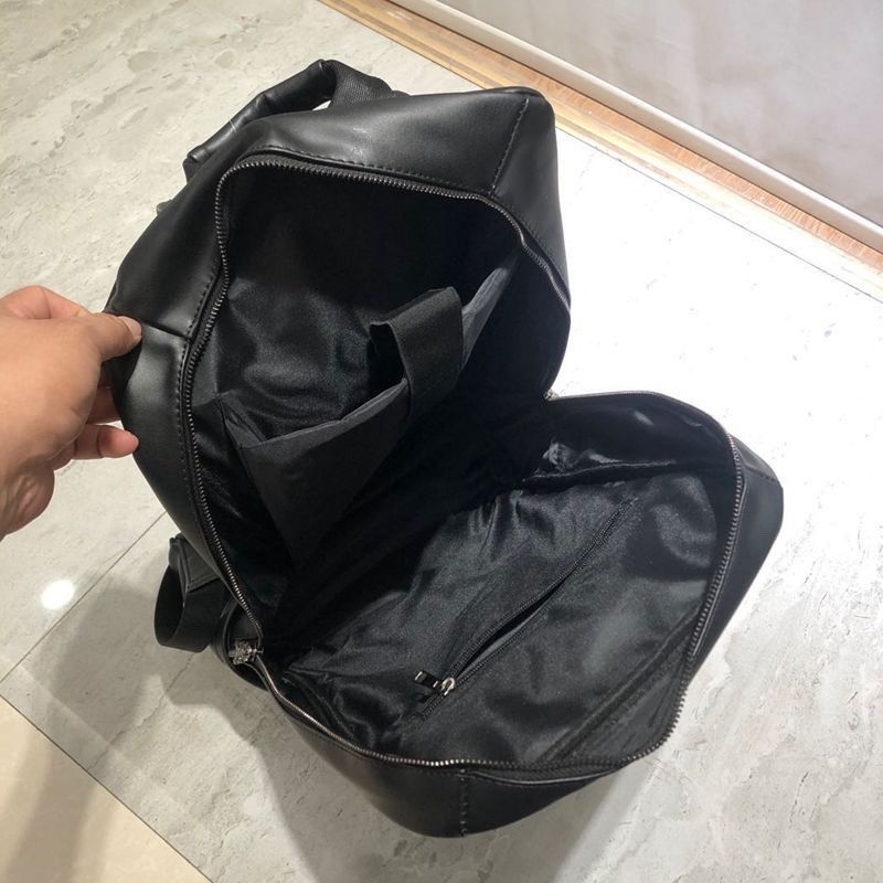 Chrome Hearts genuine leather rhinestone horseshoe backpack