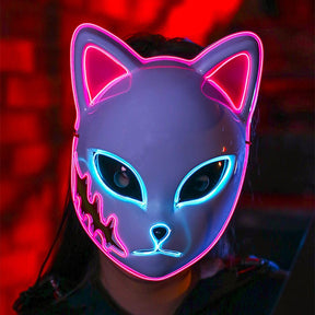 Halloween Demon Slayer Led luminous mask