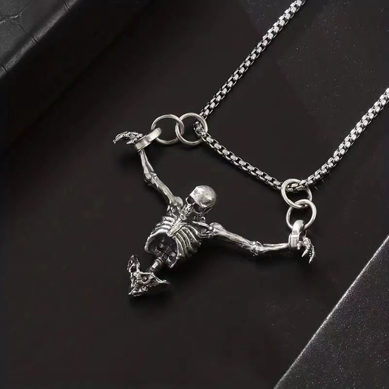 Halloween skull pendant