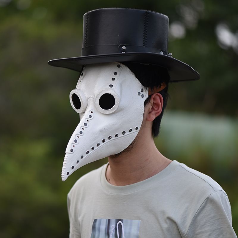 Halloween punk plague crow headgear