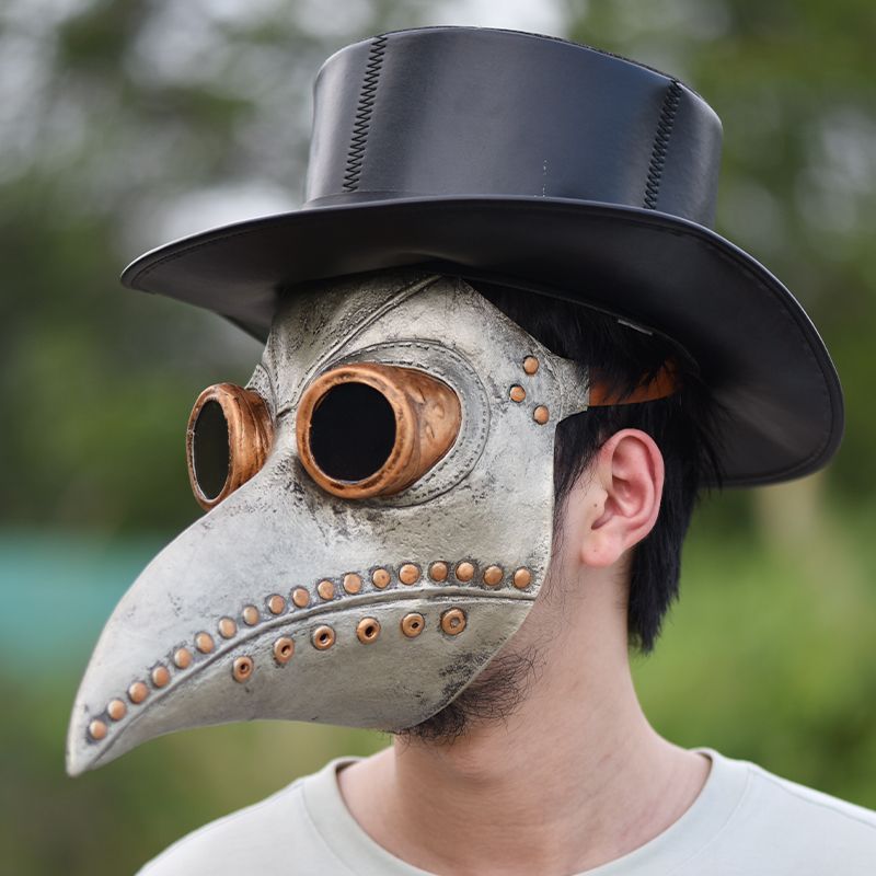 Halloween punk plague crow headgear