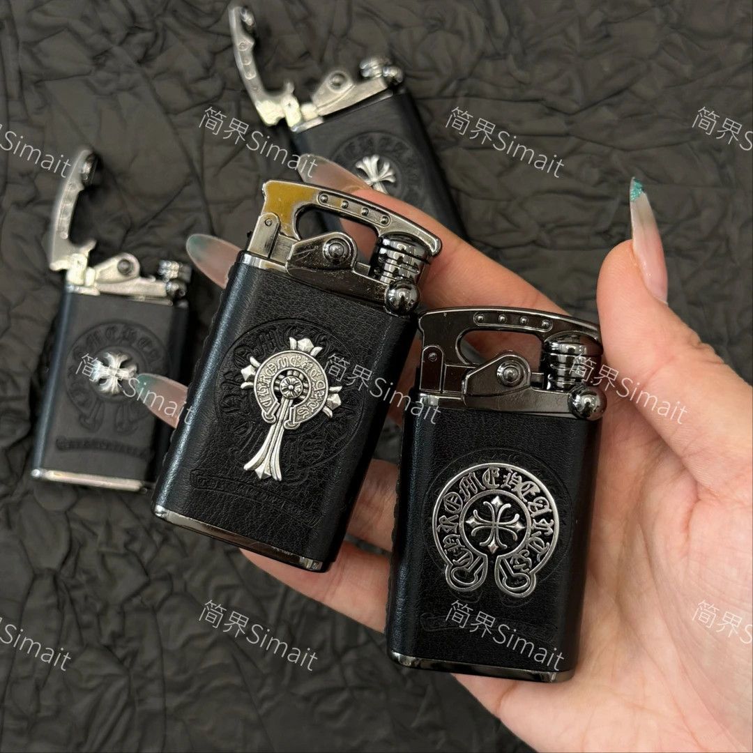 Chrome Hearts Black Jet-Flame Lighter