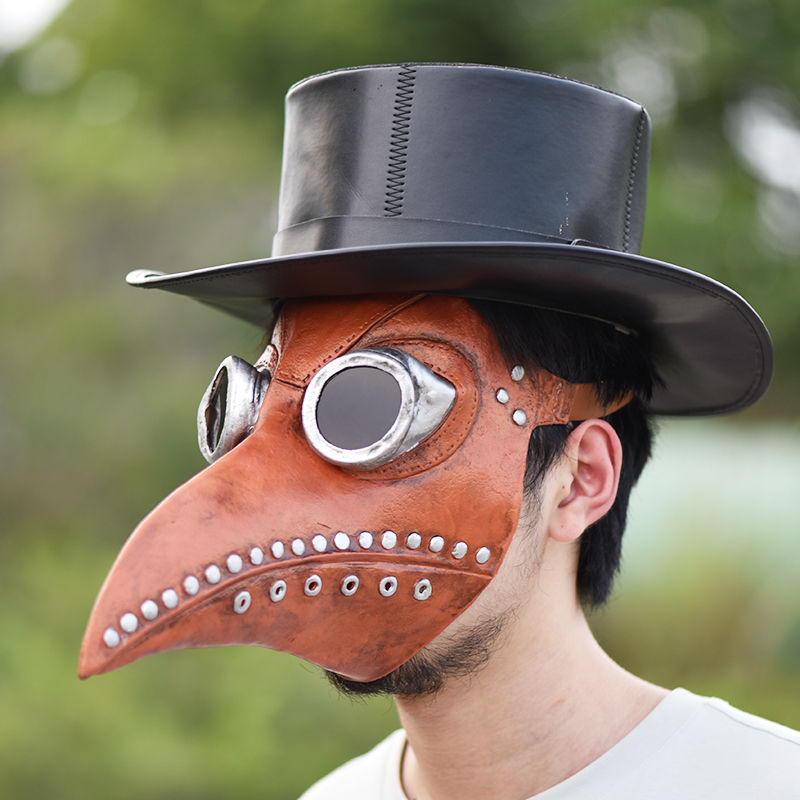 Halloween punk plague crow headgear