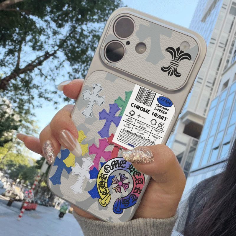 Chrome Hearts "Full-Screen Cross" iPhone Case