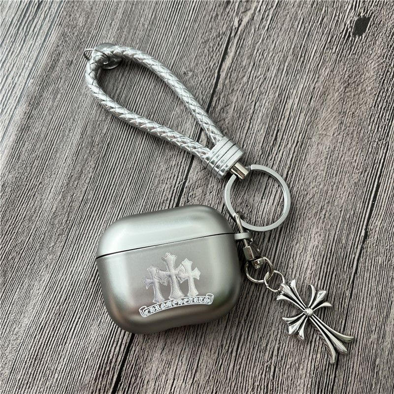Chrome Hearts Pattern Apple Earphone Protective Case