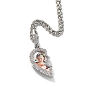 heart picture pendant