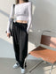 T-Shirt Frauen Design Brusttyp Crop Tops Herbst neue dünne lange Ärmel