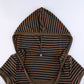 Goth Print Tops Stripe Cute T-Shirts Dark Academia Techwear Button Up V Neck Half Sleeve Sweat Shirts