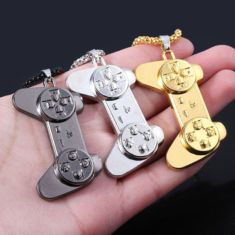 Punk Style Game Machine Handle Necklaces gamepad Necklaces Hip Hop Chain