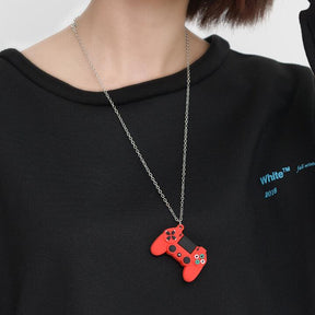 Retro Hip Hop Game Controller Handle Necklaces gamepad Necklaces for Women Men Kids best Gift