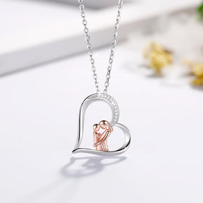 mother son necklace