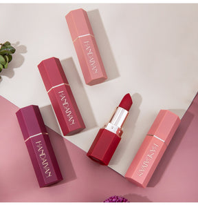 Set di cosmetici per rossetto idratante a lunga durata con rossetto antiaderente opaco a 6 colori