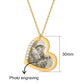 Personalized Photo Necklace For Family Gift Lover Diamond Pendant Engrave Name Necklace