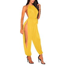 Women Hollow Out Jumpsuit Casual Sleeveless O-Neck Belt Jumpsuit Lace Up Slim Rompers