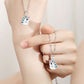2Pcs/Set Magnetic Couple Necklace Unicorn Shaped Magnet Couple Necklace Jewelry