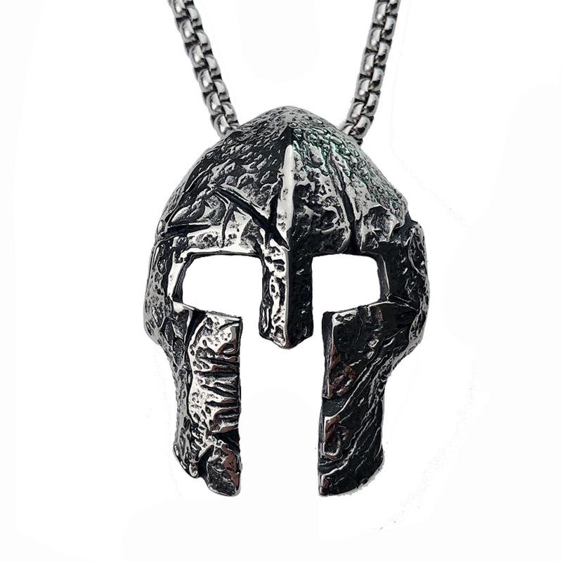 Collana con ciondolo maschera teschio fantasma punk Gioielli da uomo cool per feste rock