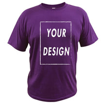 Custom T Shirt EU Size 100% Cotton Make Your Design Logo Text Men Women Print Original Design