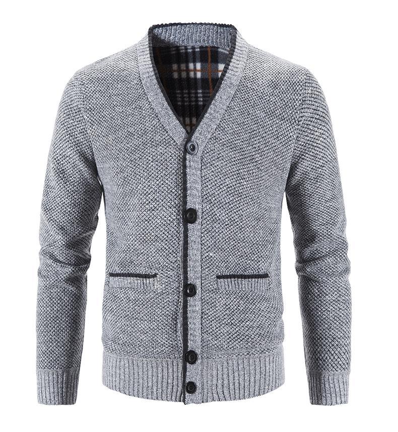 New Sweaters Coats Men Winter Thicker Knitted Cardigan Sweatercoats