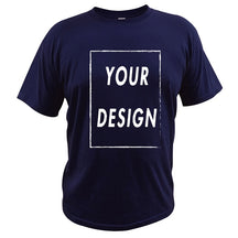 Custom T Shirt EU Size 100% Cotton Make Your Design Logo Text Men Women Print Original Design