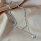 Beads Women's Neck Chain Kpop Pearl Choker Necklace Gold Color Jewelry On The Neck Pendant