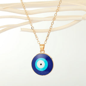 Türkische Evil Eye Choker-Halskette Lucky Blue Evil Eyes Clavicle Chain Halskette