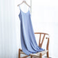 Women'S Dress Summer Spaghetti Satin Long Party Dresses For New Year 2022 Midi Robe Plus Size