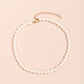 Trend Jewelry Wedding Big Pearl Necklace For Women Fashion White Imitation Pearl Choker