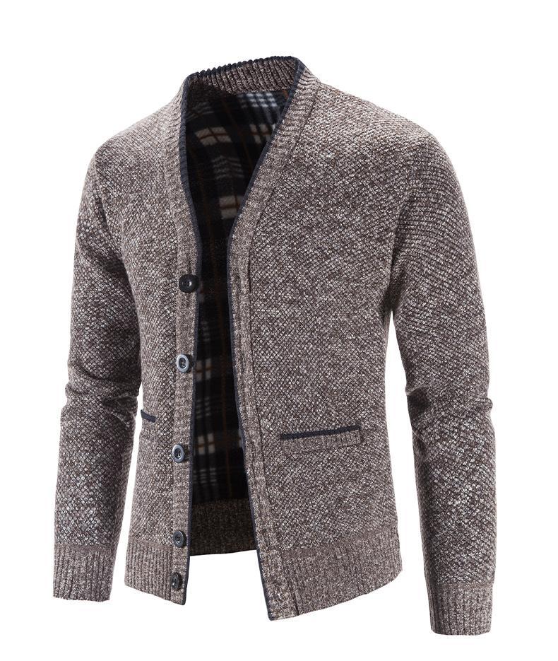 New Sweaters Coats Men Winter Thicker Knitted Cardigan Sweatercoats