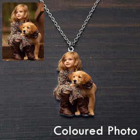 Personalized Photo Necklace,Pet Photo Necklace,Picture Necklace,  Memorial Gift