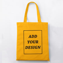 Custom Tote Bag Shopping Add Your Text Print Original Design Zipper Unisex Fashion Travel Canvas Bags