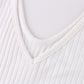 Sexy Bodycon Midi Woman Dress Knitted Long Sleeve V Neck Party Elegant Robe Women's Dresses