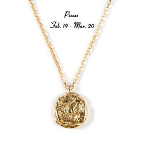 Collana Moneta d'Oro Collana Zodiaco Costellazione Collane costellazione