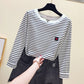 Casual Women T-Shirt Long Sleeve Style Slim Basic Cotton Tshirt Top Womens Clothing