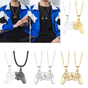 2Pcs/set Magnetic Couple Friendship Controller gamepad Necklace Handle Necklaces