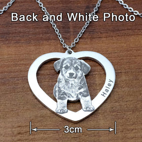 Personalized Photo Necklace,Pet Photo Necklace,Picture Necklace,  Memorial Gift