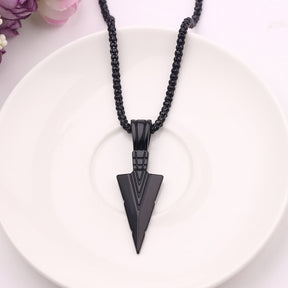 Pfeilspitze Anhänger Langkettige Halsketten Herrenhalsketten Collier Femme ArrowHead