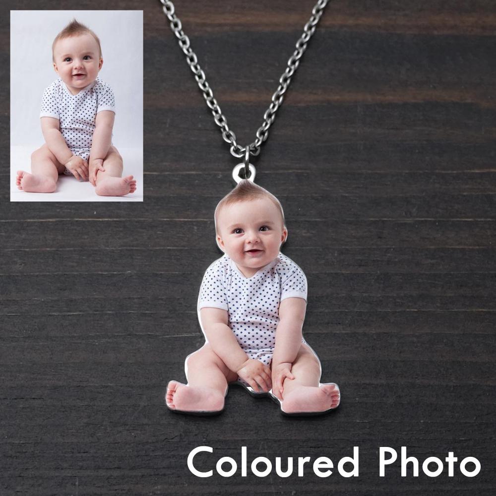 Personalized Photo Necklace,Pet Photo Necklace,Picture Necklace,  Memorial Gift