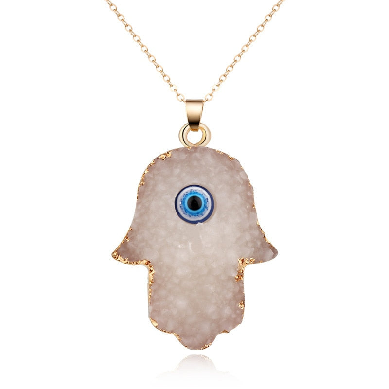 Türkische Evil Eye Choker-Halskette Lucky Blue Evil Eyes Clavicle Chain Halskette