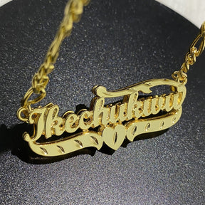 custom 14k gold necklace