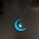 Hollow Luminous Stone Gem Charm Jewelry Pendant Necklace Gifts