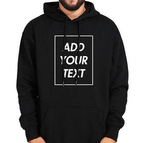 Custom Hoodies Add Your Text Sweatshirt Customized Long Sleeve High Quality Heavy Weight Soft Fleece Tops Hoody