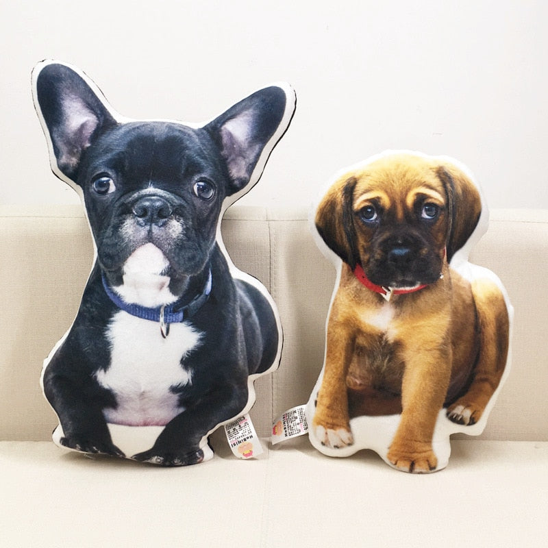 Photo customization DIY cushions Creative gift dogs pillow Plush Toys Dolls Stuffed Animal cushion Sofa Car Decorative