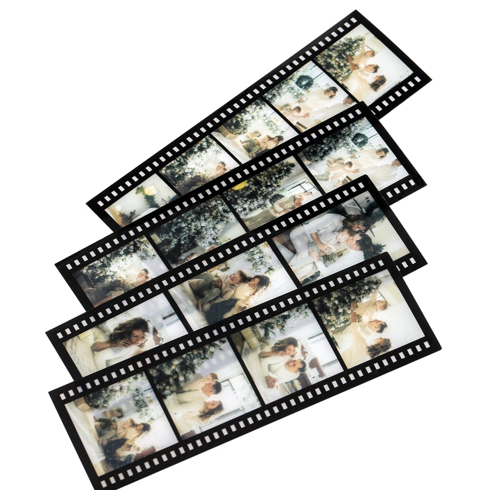 4Pcs Personalisierte Lesezeichen Angepasste Filmrolle Lesezeichen Speicher DIY Benutzerdefiniertes Fotoalbum