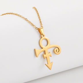 Collana con ciondolo simbolo d'amore commemorativo per chitarra Collane Le Petit Prince