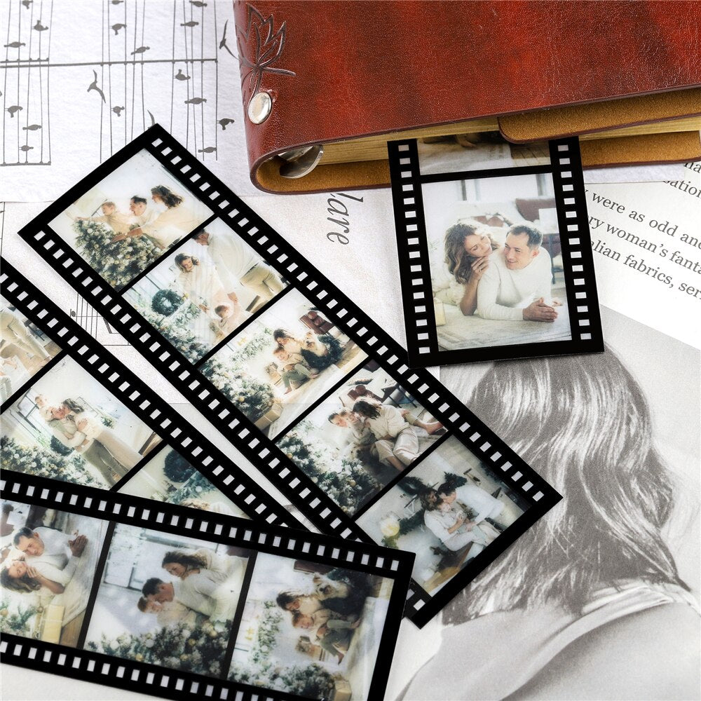 4Pcs Personalisierte Lesezeichen Angepasste Filmrolle Lesezeichen Speicher DIY Benutzerdefiniertes Fotoalbum