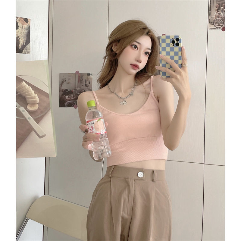 Autumn Two Piece Suit Hoodies Women Loose Bat Sleeve Tops Fashion Popular Crop Sweatshirts+Camis