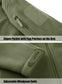 Full Zip Up Tactical Army Fleece Jacket Military Thermal Warm Outwear Windbreaker