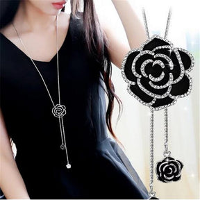 Long Necklaces& Pendants for Women Collier Femme Geometric Fashion Crystal Jewelry